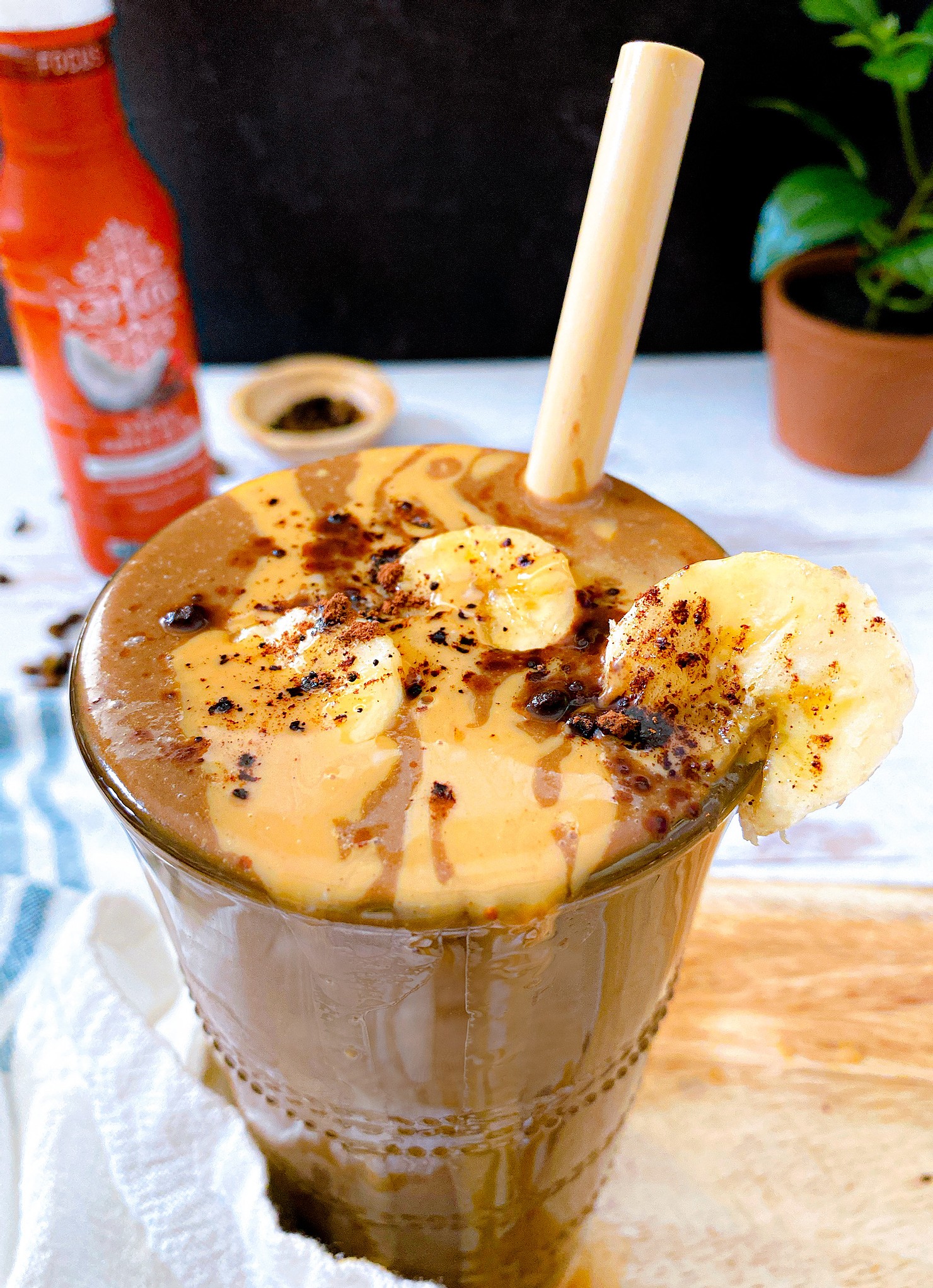 Blended Coconut Coffee Smoothie Recipe