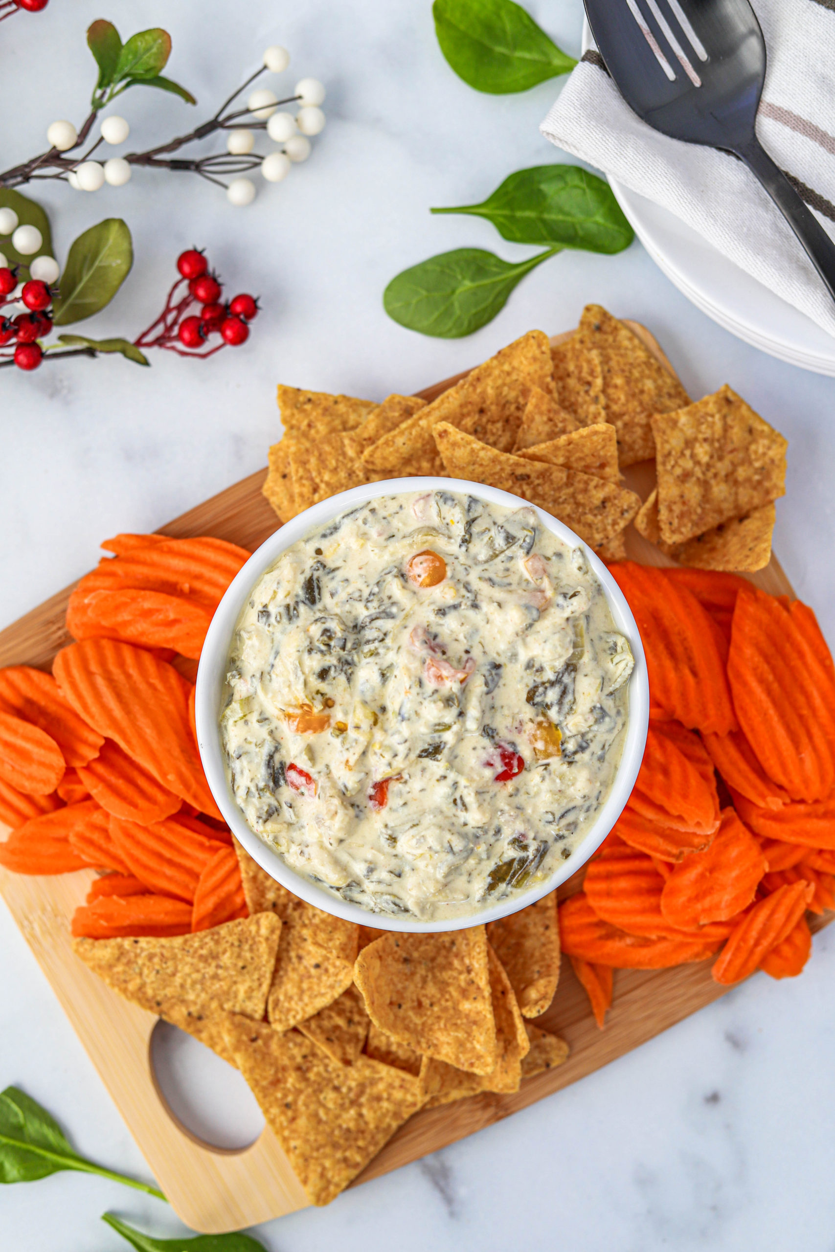 Spinach artichoke dip in instant online pot